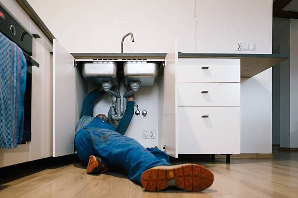 Professional Drain Cleaning technician working in Rehoboth, MA
